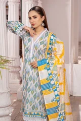 BRONZE SAWARIYA DIGITAL PRINTING LAWN ABBR002