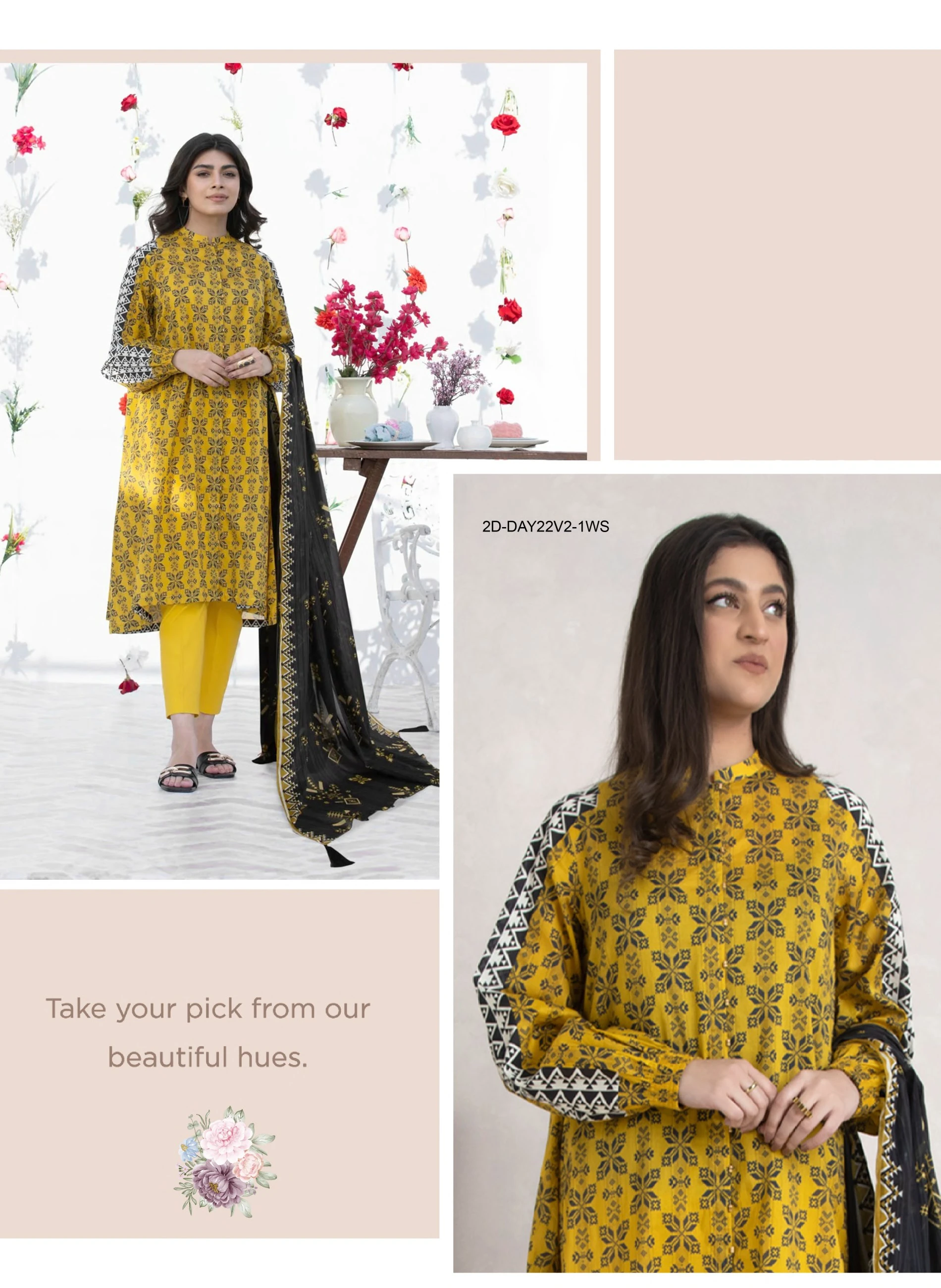 Unstich Printed Lawn Collection 2025 Vol-1-2D-DAY22V2-1WS